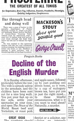 Decline of the English Murder: George Orwell (Penguin Great Ideas) von Penguin
