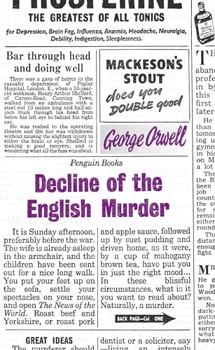 Decline of the English Murder: George Orwell (Penguin Great Ideas)