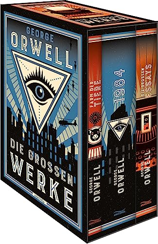 George Orwell, Die großen Werke. Farm der Tiere, 1984, Die großen Essays. Im Schuber: Dystopie, Fabel und kluge, zeitlose politische Aufsätze George Orwell, Die großen Werke. Farm der Tiere, 1984, Die großen Essays. Im Schuber: Dystopie, Fabel und kluge, zeitlose politische Aufsätze