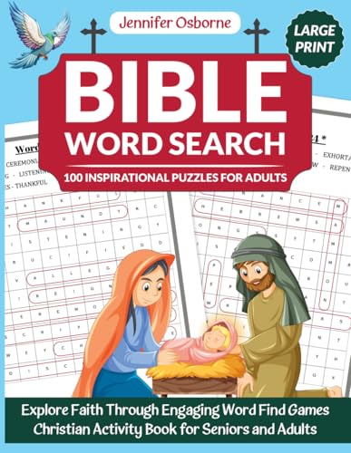Bible Word Search Large Print: 100 Inspirational Puzzles for Adults: Explore Scripture Through Engaging Word Find Games | Christian Activity Book for Seniors and Adults von Daniel Koller - palino.me