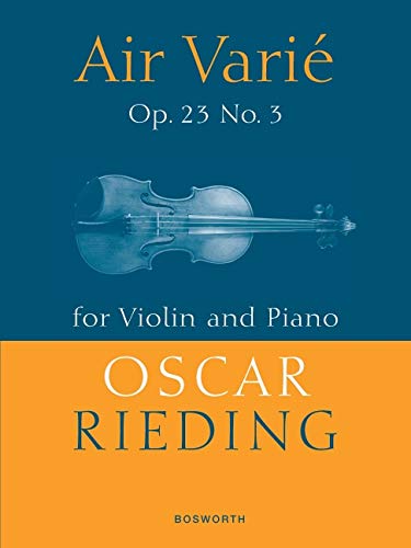 Air Varié. Op.23 No. 3 for Violin and Piano