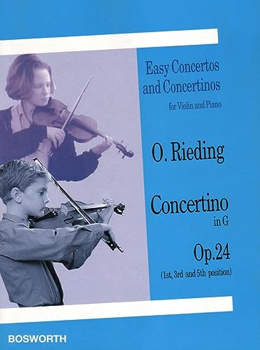 Concertino in G Op. 24. Violine mit Begleitung.: Easy Concertos and Concertinos Series for Violin and Piano von Bosworth