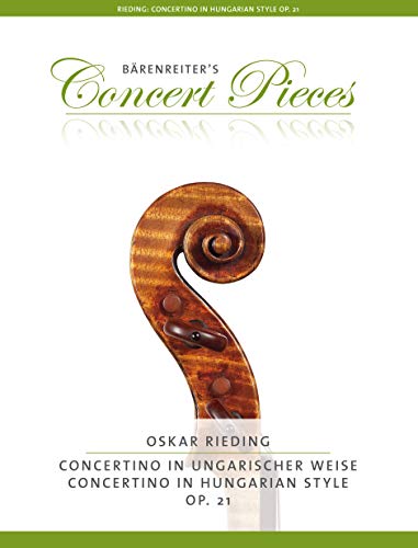 Concertino in ungarischer Weise a-Moll op. 21. Bärenreiter's Concert Pieces. Klavierauszug, Stimme(n) von Unbekannt
