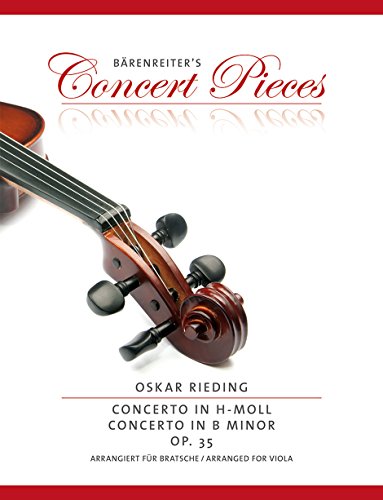 Concerto in h-Moll op. 35. Arrangiert für Bratsche: Bratschenstimme mit beigelegtem Klavierauszug