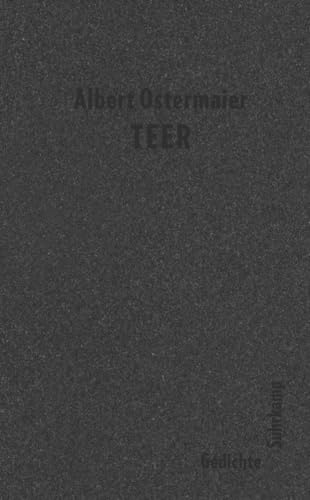 Teer: Gedichte (suhrkamp taschenbuch) von Suhrkamp Verlag AG