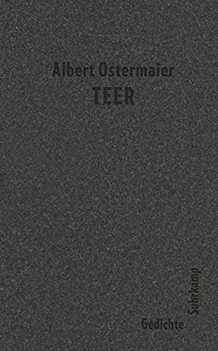 Teer: Gedichte (suhrkamp taschenbuch) von Suhrkamp Verlag AG