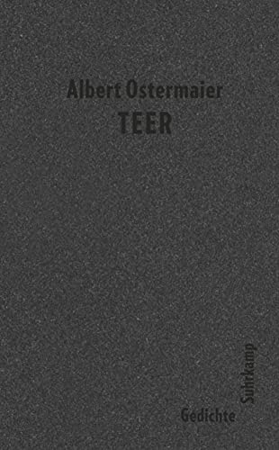 Teer: Gedichte (suhrkamp taschenbuch)