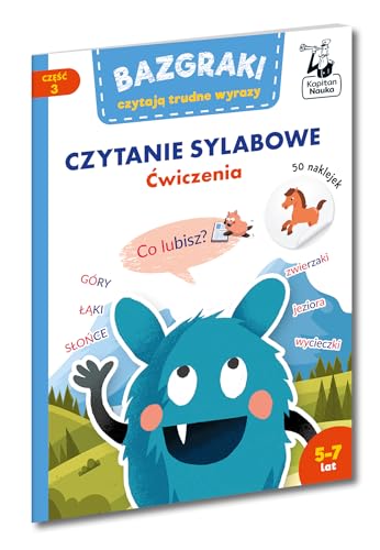 Bazgraki czytają trudne wyrazy Czytanie sylab Ćwicz Kapitan Bazgraki czytają trudne wyrazy Czytanie sylab Ćwicz Kapitan von Edgard