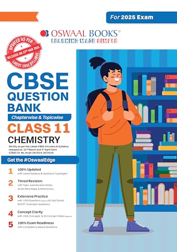Oswaal CBSE Question Bank Class 11 Chemistry, Chapterwise and Topicwise Solved Papers For 2025 Exams von Oswaal Books And Learning Pvt Ltd