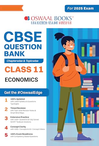 Oswaal CBSE Question Bank Class 11 Economics, Chapterwise and Topicwise Solved Papers For 2025 Exams von Oswaal Books And Learning Pvt Ltd