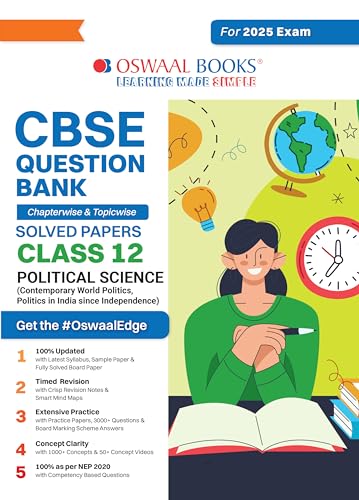 Oswaal CBSE Question Bank Class 12 Political Science, Chapterwise and Topicwise Solved Papers For Board Exams 2025 von Oswaal Books And Learning Pvt Ltd