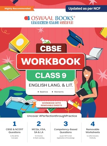 Oswaal CBSE Workbook for Class 9 English Language and Literature | Updated as per NCF | For 2024 von Oswaal Books And Learning Pvt Ltd