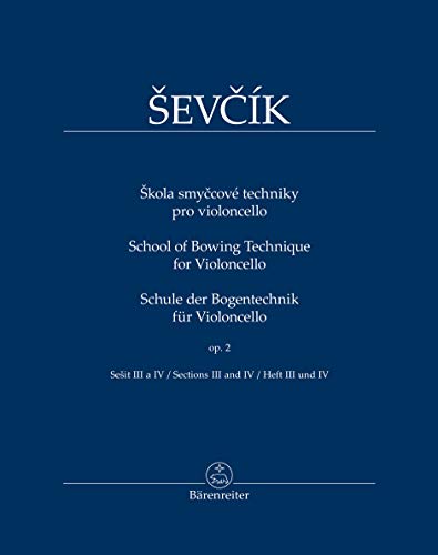 Schule der Bogentechnik für Violoncello op. 2 (Heft III und IV). Spielpartitur
