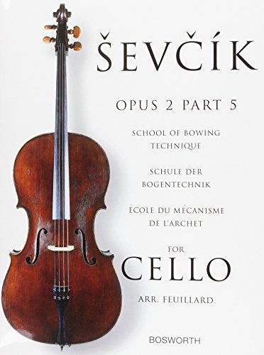 Sevcik Cello Sudies. Op. 2 Part 5. Schule der Bogentechnik: School of Bowing Technique