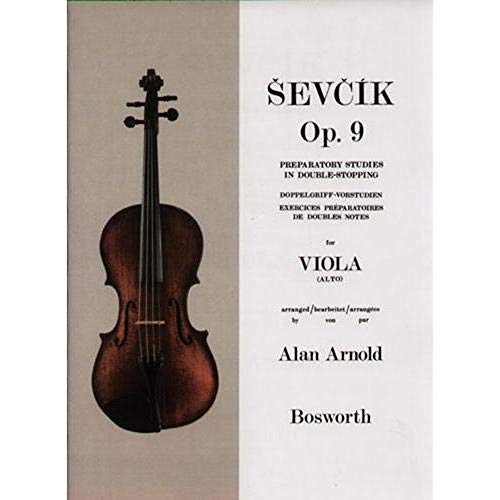 Sevcik Viola Sudies. Op. 9. Doppelgriff-Vorstudien: Preparatory Studies in Double-Stopping (Sevcik Violin Studies)