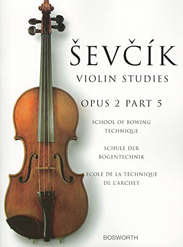 Sevcik Violin Sudies. Opus 2 Part 5. Schule der Bogentechnik: School of Bowing Technique