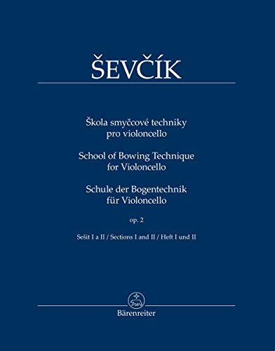 Schule der Bogentechnik für Violoncello op. 2 (Heft I und II). Spielpartitur von Bärenreiter Verlag