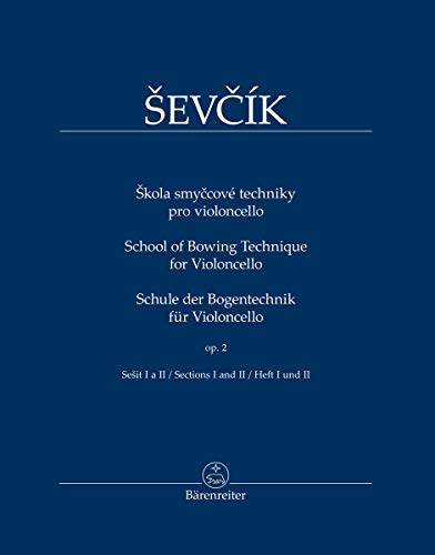 Schule der Bogentechnik für Violoncello op. 2 (Heft I und II). Spielpartitur