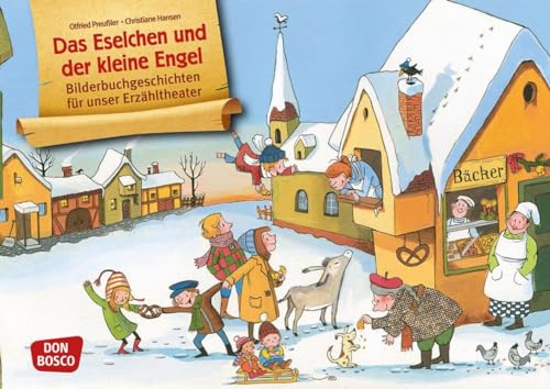 Das Eselchen und der kleine Engel. Kamishibai Bildkartenset.: Entdecken - Erzählen - Begreifen: Bilderbuchgeschichten. Das Weihnachtswunder mit dem ... Begreifen. Kamishibai Bildkartenset.