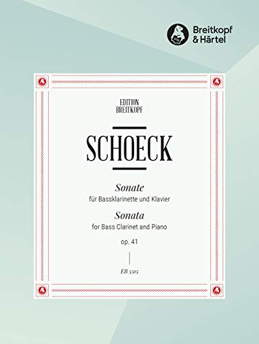 Sonate op. 41 für Bassklarinette (Fagott/Cello) und Klavier (EB 5515) von Breitkopf & Härtel