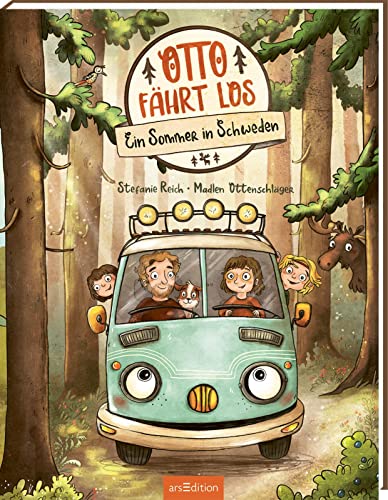 OTTO fährt los – Ein Sommer in Schweden: Bilderbuch für alle Vanlife-Fans & Camper-Kinder, Reisen mit dem Bus, Abenteuergeschichte ab 4 Jahren von Ars Edition