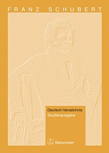 Franz Schubert. Deutsch-Verzeichnis. Studienausgabe