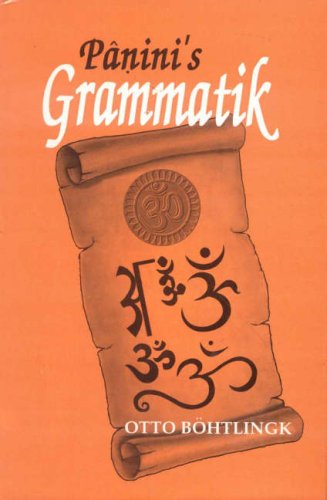 Panini's Grammatik von Motilal Banarsidass,