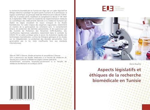 Aspects législatifs et éthiques de la recherche biomédicale en Tunisie von Éditions universitaires européennes