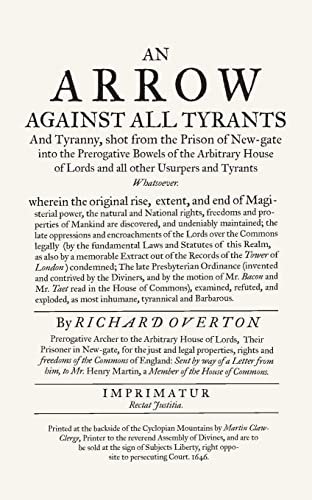 An Arrow Against All Tyrants: With an Introduction by Professor Ian Gadd von Canbury Press