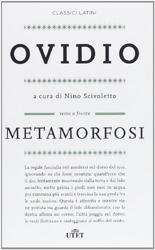 Metamorfosi. Testo latino a fronte (Classici latini) von UTET