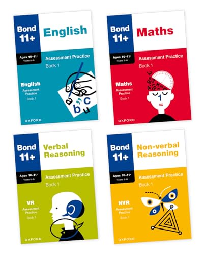 Bond 11+: Assessment Practice Bundle for Age 10-11+: English, Maths, Non-verbal Reasoning, Verbal Reasoning: Ready for the 2025 exam (for GL Assessment & other 11 plus exams) Bond 11+: Assessment Practice Bundle for Age 10-11+: English, Maths, Non-verbal Reasoning, Verbal Reasoning: Ready for the 2025 exam (for GL Assessment & other 11 plus exams) von Oxford University Press