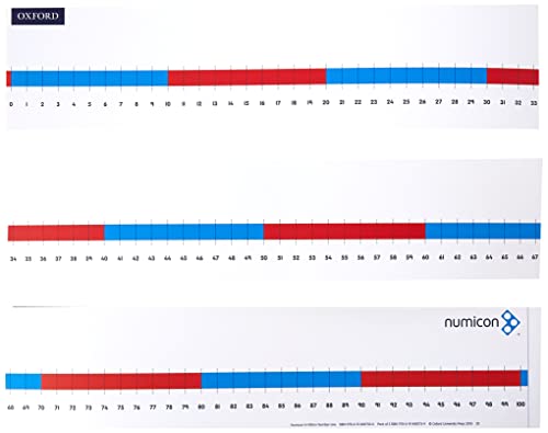 Numicon: 0-100cm scale Number Line von Oxford University Press