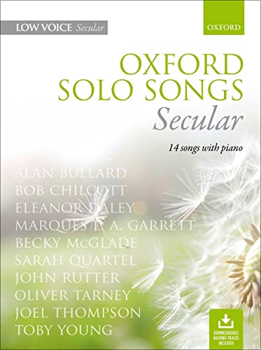 Secular: 14 Songs With Piano (Oxford Solo Songs)
