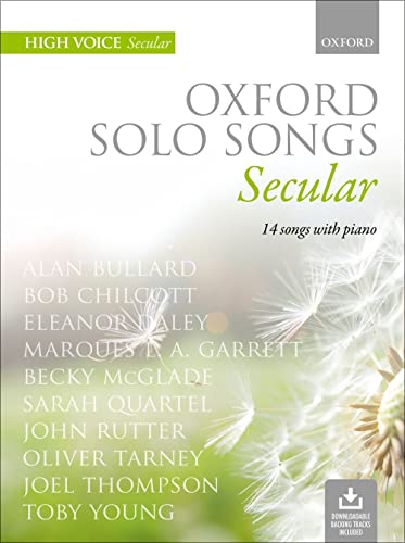 Secular: 14 Songs With Piano (Oxford Solo Songs)