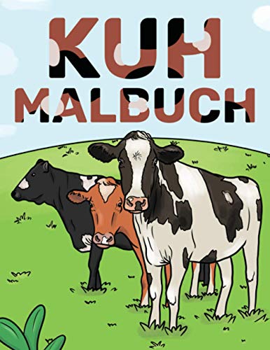 Kuh Malbuch: Rinder & Kuh Geschenk für Frauen, Männer und Kinder