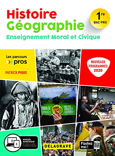Histoire Géographie EMC 1re Bac Pro (2020) - Pochette élève von DELAGRAVE