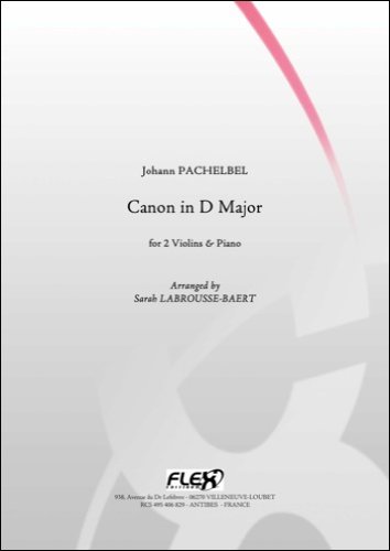 FLEX EDITIONS PACHELBEL J. - CANON IN D MAJOR - VIOLINS DUET AND PIANO von FLEX EDITIONS