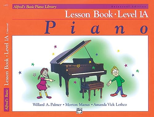 Piano Lesson Book, Level 1A: Universal Edition: Book & CD (Alfred's Basic Piano Library) von Alfred Music