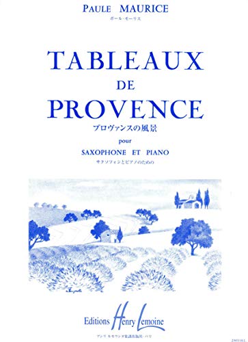 TABLEAUX DE PROVENCE SAXOPHONE & PIANO