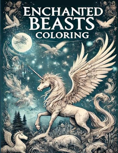 Enchanted Beasts Dragons Coloring Adventure | Part Two: Majestic Dragons Await in a Magical World von Independently published