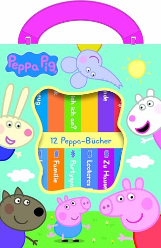 Peppa Pig - Meine erste Bibliothek - Bücherbox mit 12 Pappbilderbüchern - Peppa Wutz: Bücherbox mit 12 Pappbilderbüchern