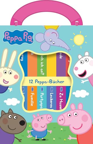 Peppa Pig - Meine erste Bibliothek - Bücherbox mit 12 Pappbilderbüchern - Peppa Wutz: Bücherbox mit 12 Pappbilderbüchern