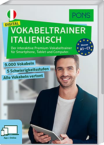 PONS Vokabeltrainer Italienisch: Der interaktive Premium-Vokabeltrainer für Smartphone, Tablet und Computer (Produktcode ohne Datenträger) (PONS Digital Vokabeltrainer) PONS Vokabeltrainer Italienisch: Der interaktive Premium-Vokabeltrainer für Smartphone, Tablet und Computer (Produktcode ohne Datenträger) (PONS Digital Vokabeltrainer) von Pons GmbH
