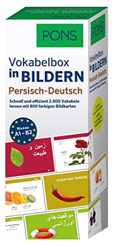 PONS Vokabelbox in Bildern Persisch-Deutsch: Schnell und effizient 2.000 Vokabeln lernen mit 800 farbigen Bildkarten von Pons GmbH