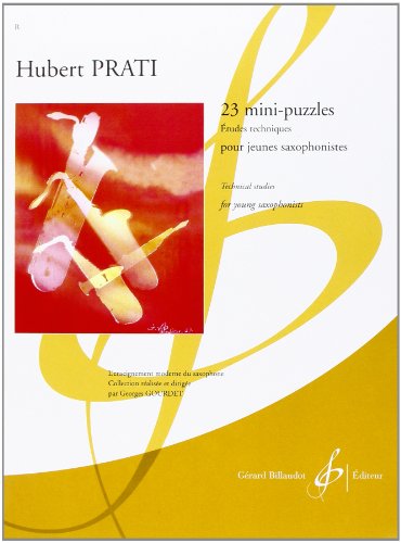 23 MINI PUZZLES - ETUDES TECHNIQUES POUR JEUNES SAXOPHONISTES