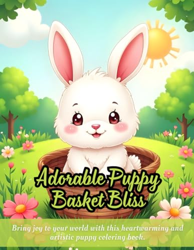 Adorable Puppy Basket Bliss: cute puppy coloring book, heart basket designs, floral patterns for relaxation, animal lovers coloring book, ... canine art, perfect gift for dog lovers Adorable Puppy Basket Bliss: cute puppy coloring book, heart basket designs, floral patterns for relaxation, animal lovers coloring book, ... canine art, perfect gift for dog lovers von Independently published