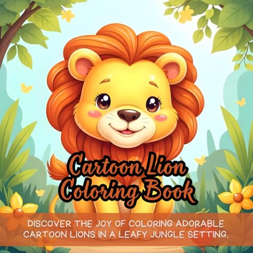 Cartoon Lion Coloring Book: Discover the joy of coloring adorable cartoon lions in a leafy jungle setting. Cartoon Lion Coloring Book: Discover the joy of coloring adorable cartoon lions in a leafy jungle setting. von Independently published