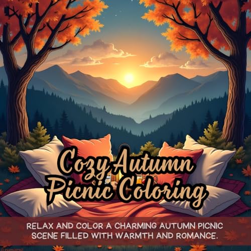 Cozy Autumn Picnic Coloring: cozy autumn coloring book for adults, romantic fall picnic coloring book, peaceful autumn scenery coloring book, cozy ... book, rustic autumn coloring book for adults Cozy Autumn Picnic Coloring: cozy autumn coloring book for adults, romantic fall picnic coloring book, peaceful autumn scenery coloring book, cozy ... book, rustic autumn coloring book for adults von Independently published
