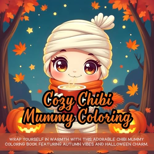 Cozy Chibi Mummy Coloring: chibi halloween mummy cozy coloring book kids, spooky cute chibi halloween coloring book adults, kawaii spooky mummy ... fun and cozy halloween coloring book adults Cozy Chibi Mummy Coloring: chibi halloween mummy cozy coloring book kids, spooky cute chibi halloween coloring book adults, kawaii spooky mummy ... fun and cozy halloween coloring book adults von Independently published