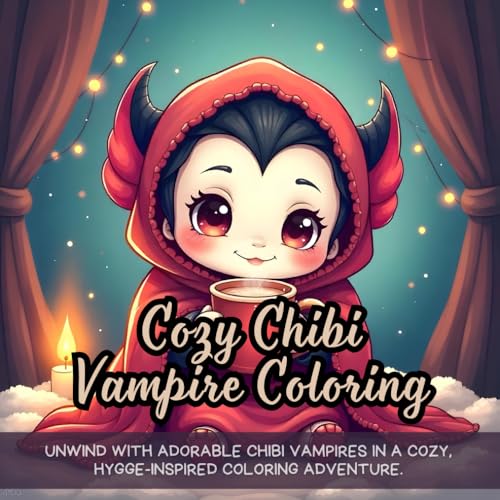 Cozy Chibi Vampire Coloring: cute chibi vampire coloring book, adorable gothic chibi coloring book, kawaii chibi vampire coloring book, cozy aesthetic ... chibi book, cute and spooky coloring book Cozy Chibi Vampire Coloring: cute chibi vampire coloring book, adorable gothic chibi coloring book, kawaii chibi vampire coloring book, cozy aesthetic ... chibi book, cute and spooky coloring book von Independently published